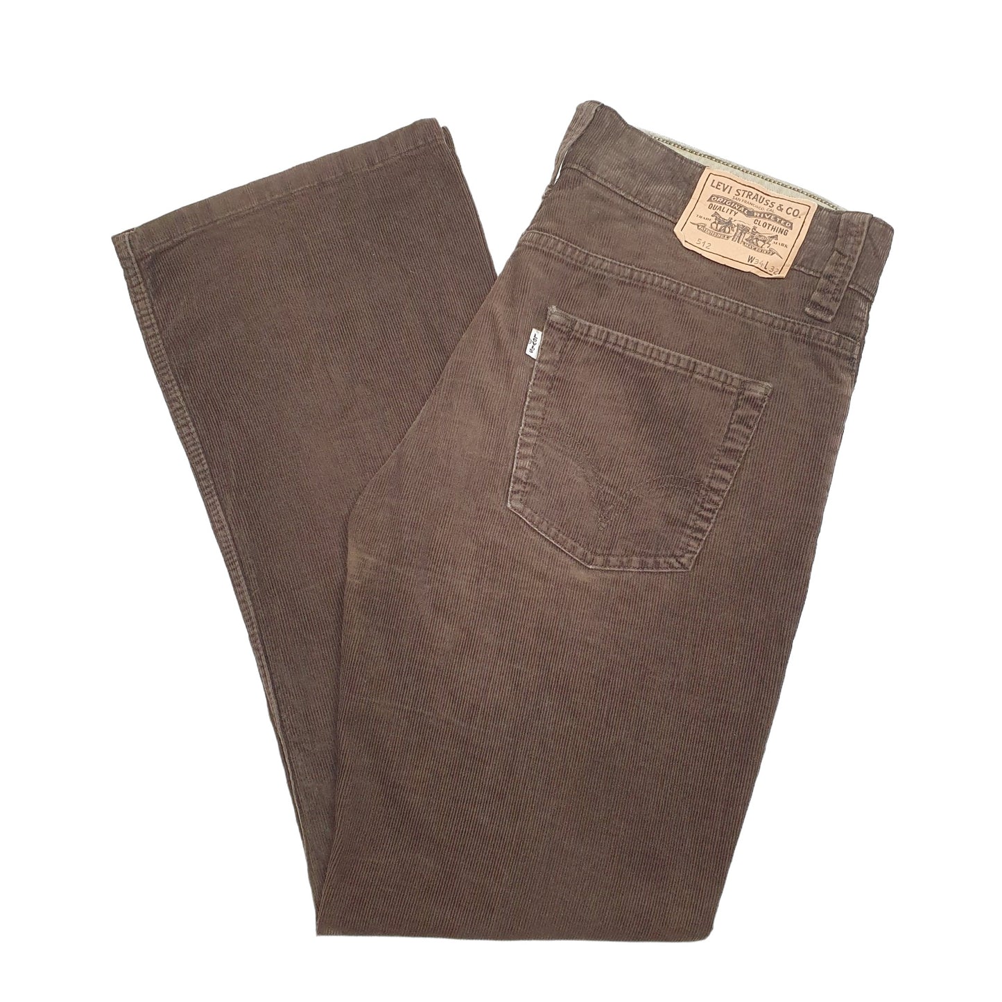 Mens Brown Levis  Corduroy Trousers