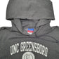 Mens Grey Champion UNC Greensboro USA College Hoodie Jumper