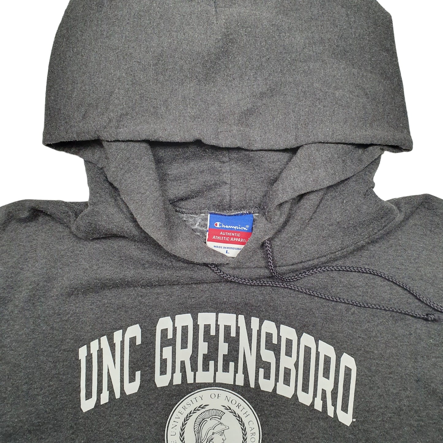 Mens Grey Champion UNC Greensboro USA College Hoodie Jumper