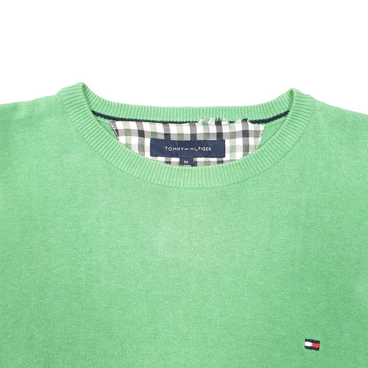 Mens Green Tommy Hilfiger Knit Crewneck Jumper