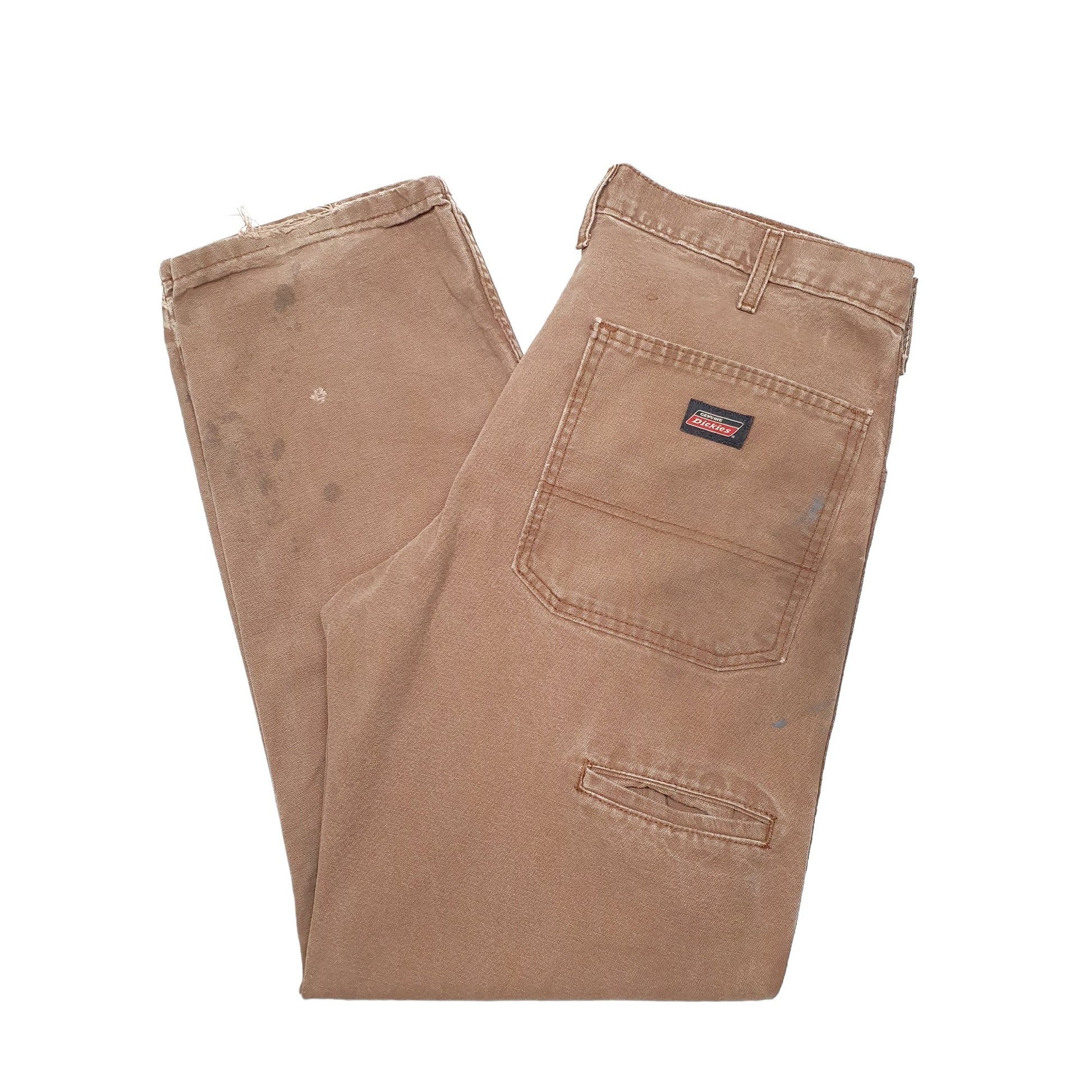 Mens Brown Dickies  Carpenter Trousers