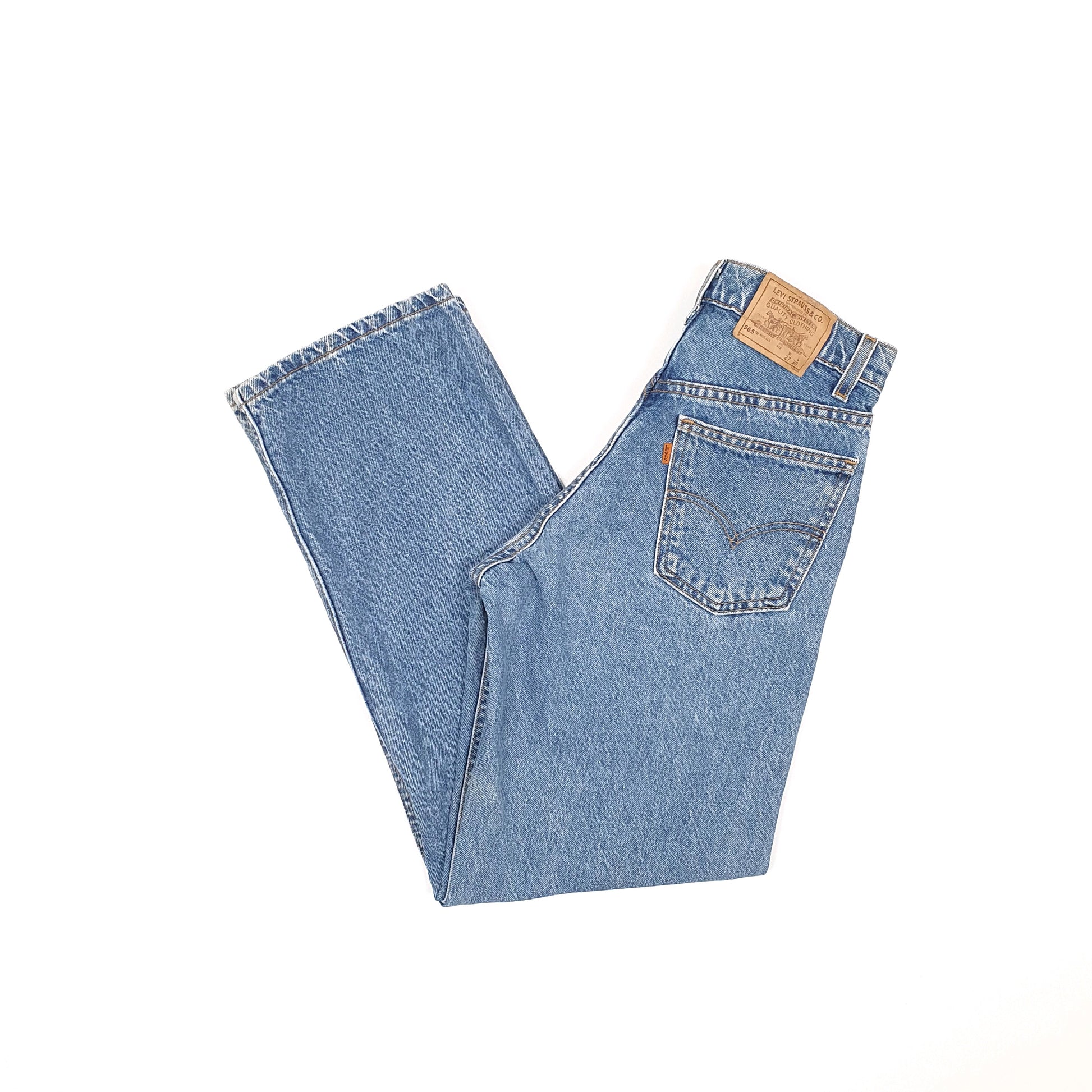 Levis 565 Loose Fit Jeans W27 L30 Blue