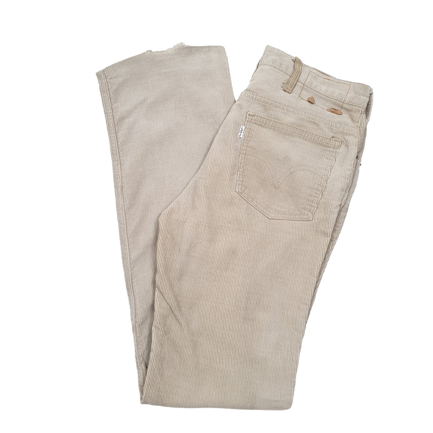Mens Beige Levis  Corduroy Trousers