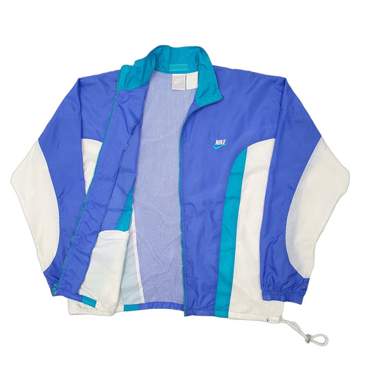 Womens Blue Nike Vintage 1980s Windrunner  Coat