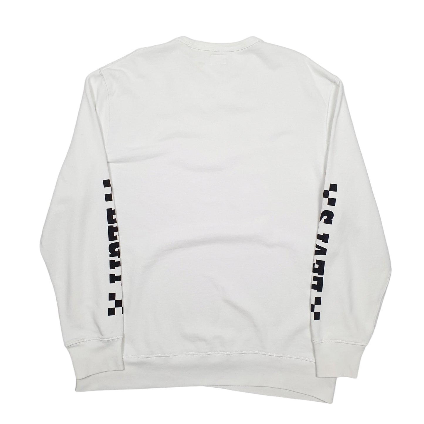 Mens White Levis Snoopy Crewneck Jumper