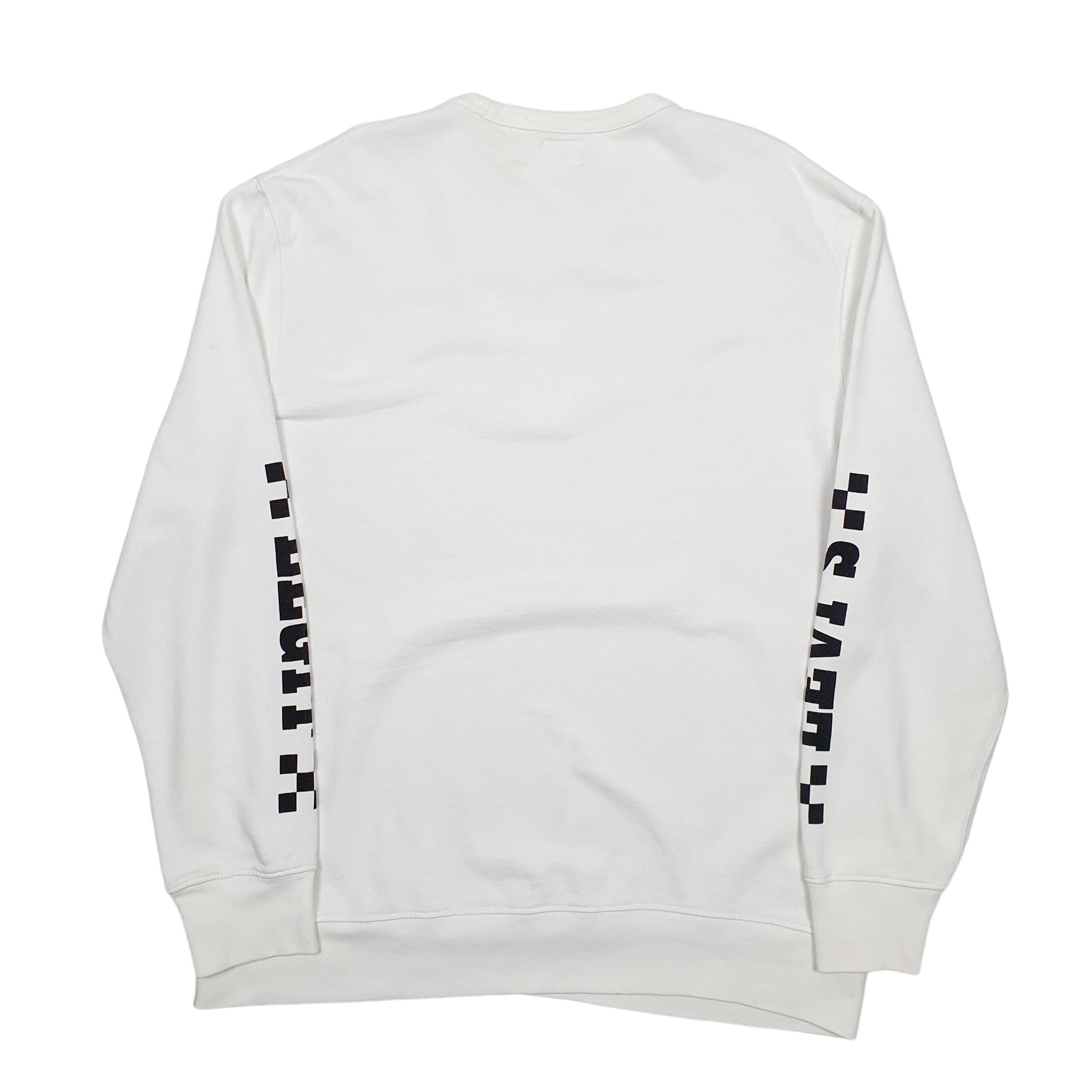 Mens White Levis Snoopy Crewneck Jumper