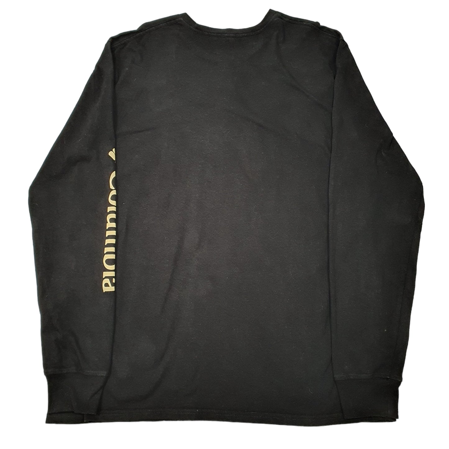 Mens Black Columbia Sportswear Pacific Northwest Mountain Long Sleeve T Shirt