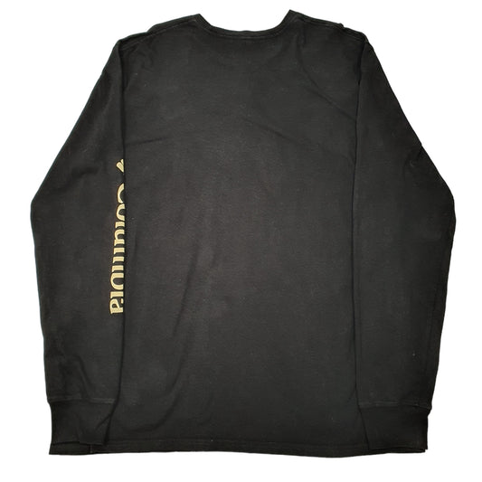 Mens Black Columbia Sportswear Pacific Northwest Mountain Long Sleeve T Shirt