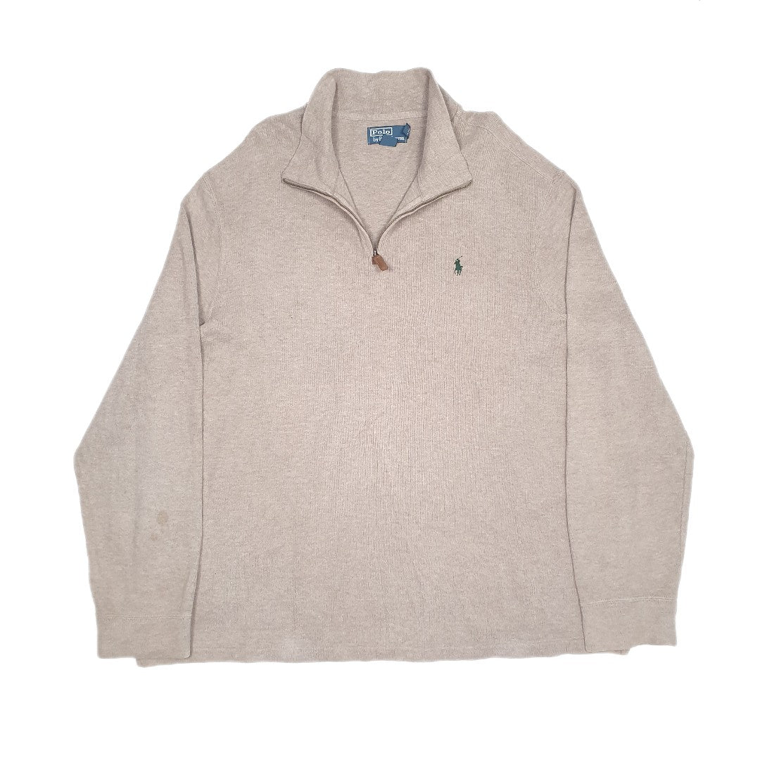 Grey Polo Ralph Lauren Quarter Zip Jumper