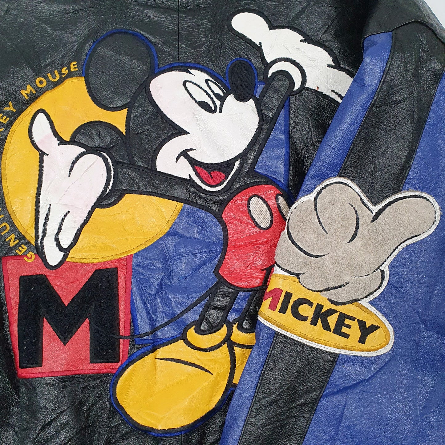 Mens Black Mickey Unlimited Mickey Mouse Disney  Coat