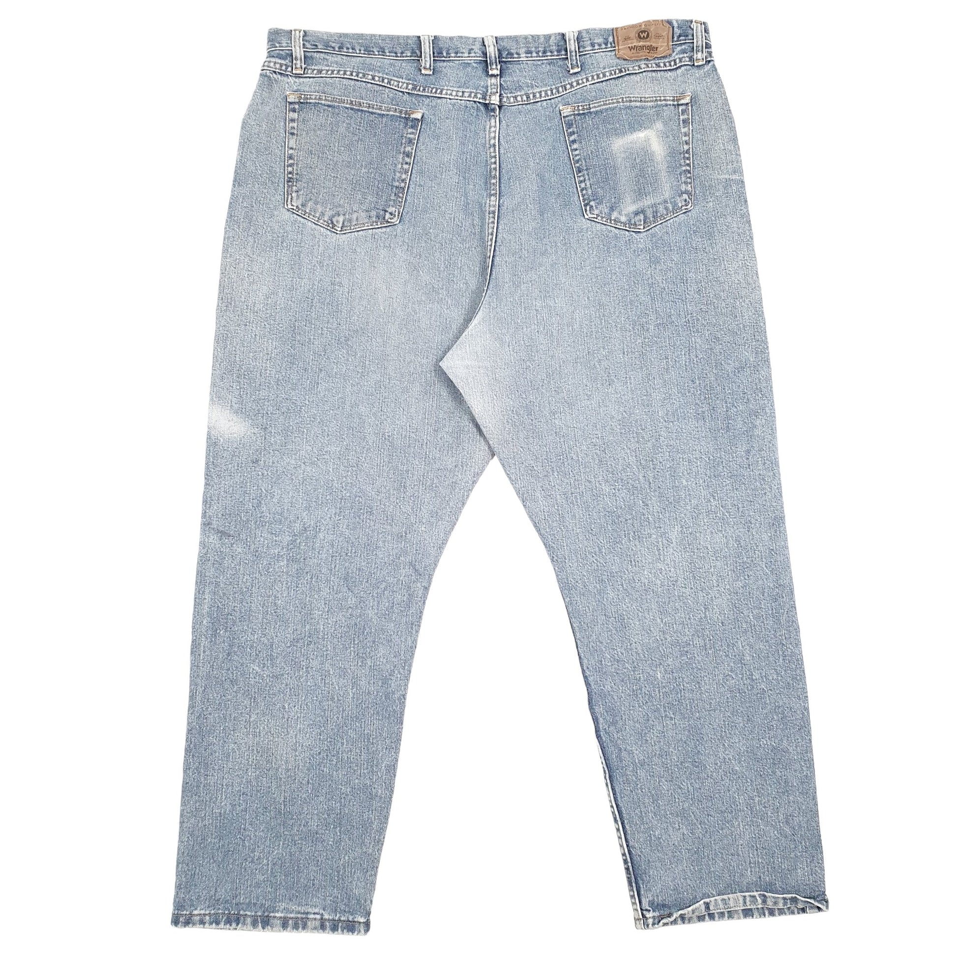 Wrangler Casual Straight Fit Relaxed Jeans W46 L28 Blue