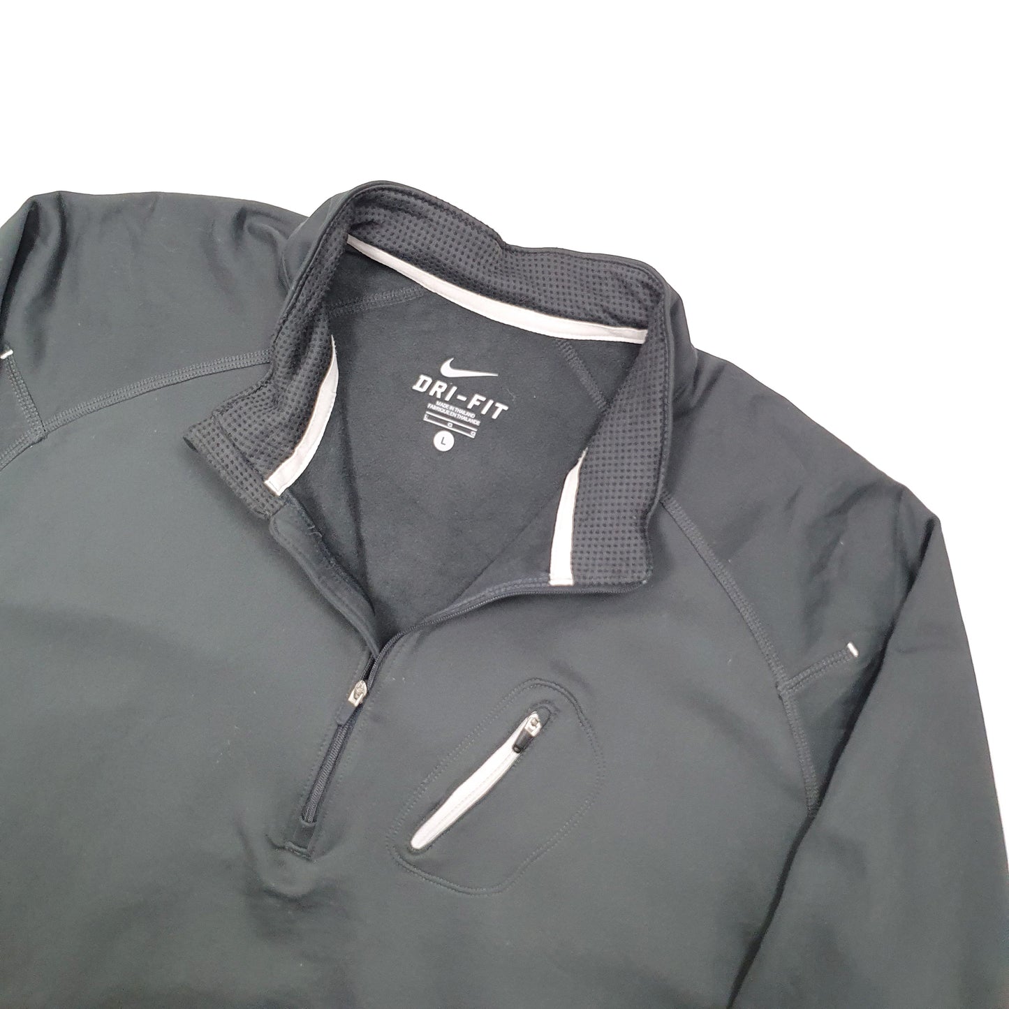 Nike Dri Fit Quarter Zip L Grey