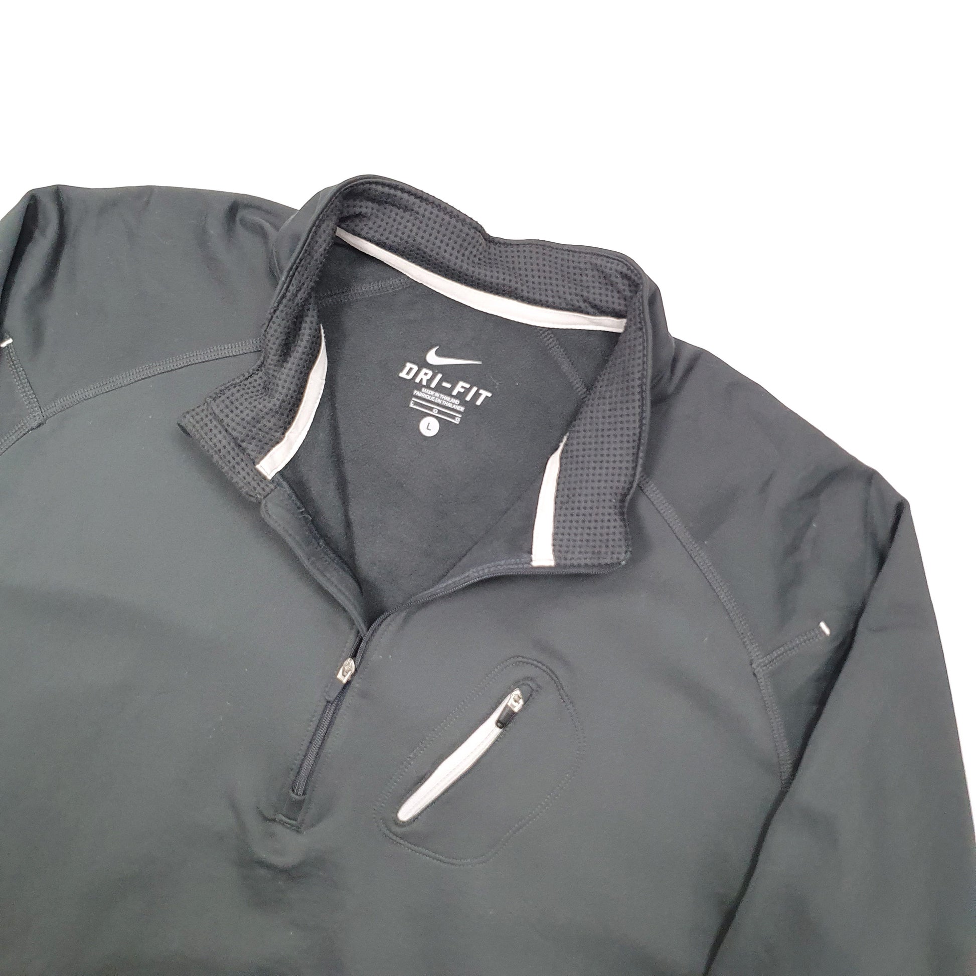 Nike Dri Fit Quarter Zip L Grey