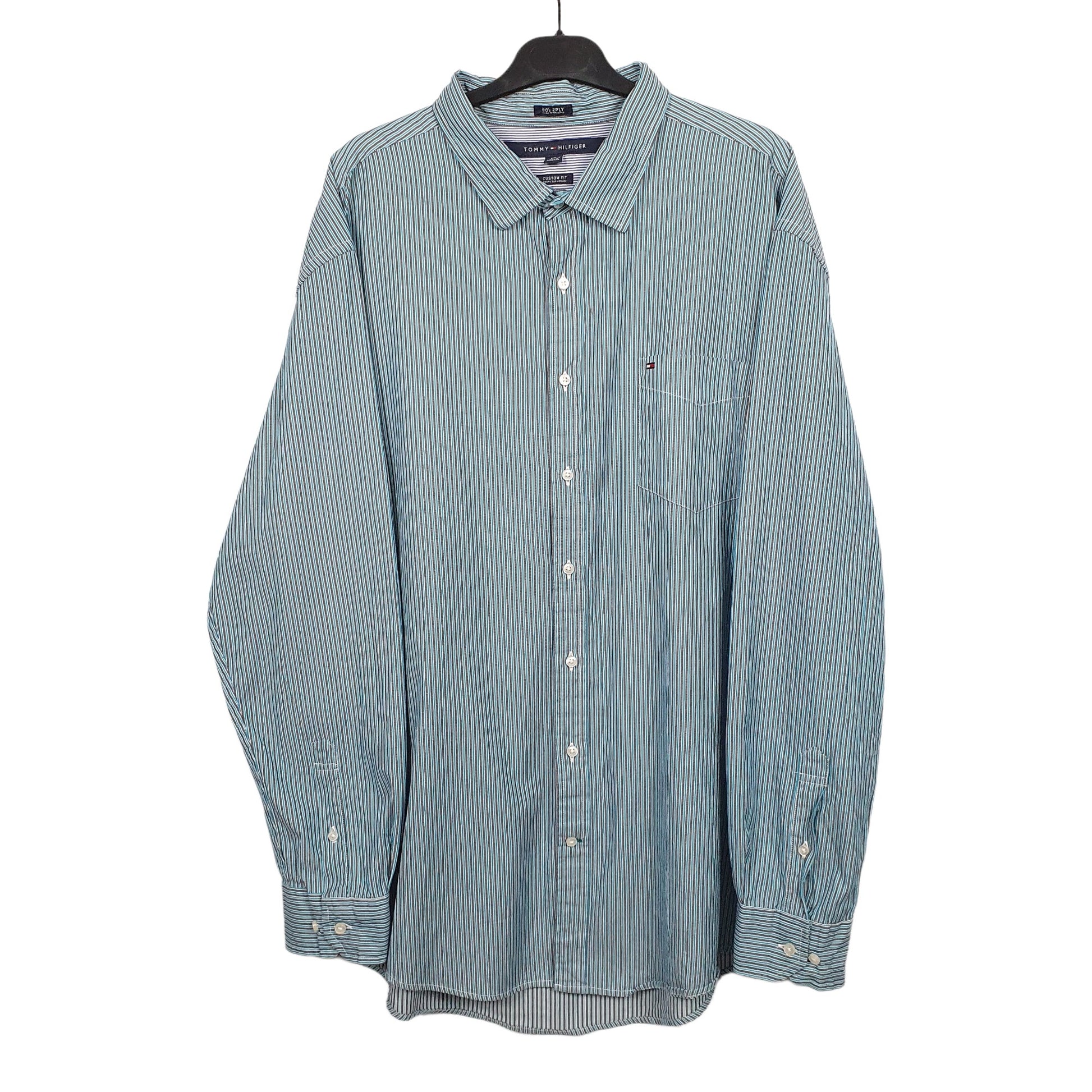 Blue Tommy Hilfiger Long Sleeve Shirt