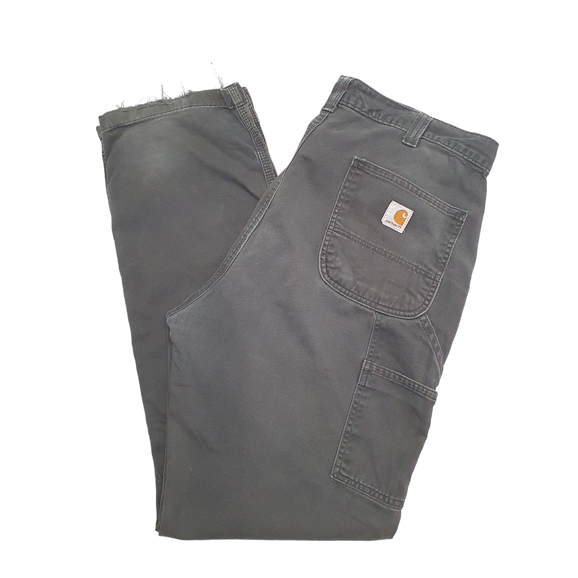 Mens Black Carhartt  Carpenter Trousers