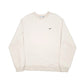 Mens Cream Nike Vintage 2000s Crewneck Jumper