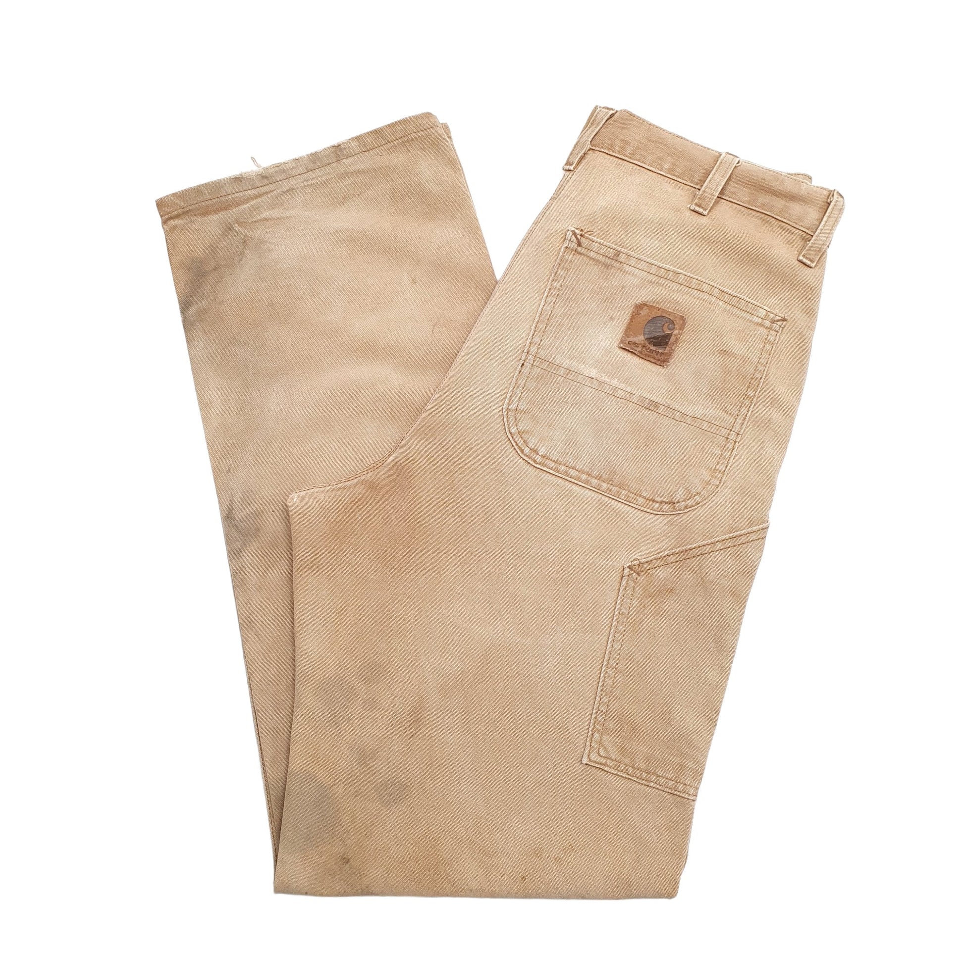 Mens Tan Carhartt  Carpenter Trousers