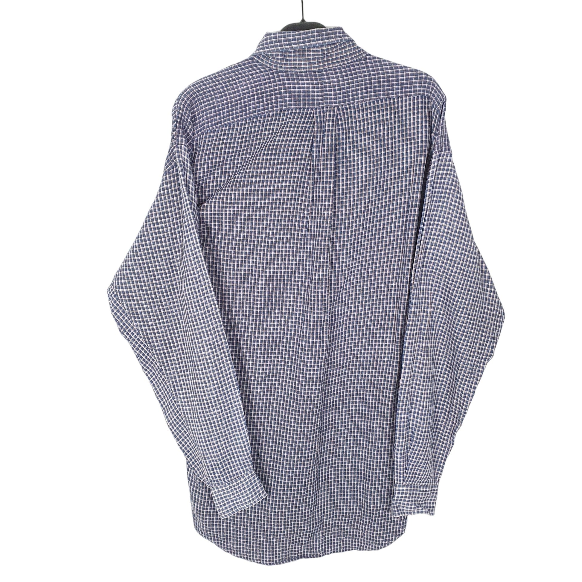 Ralph Lauren Long Sleeve Blaire Fit Check Shirt Navy