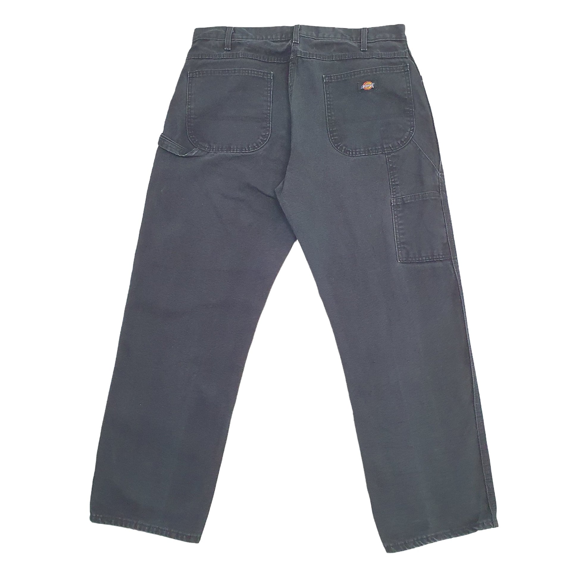 Mens Black Dickies  Carpenter Trousers
