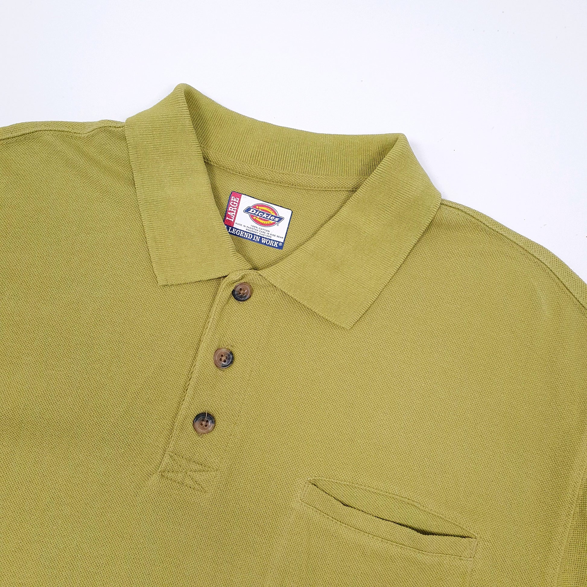 Dickies Workwear Short Sleeve Polo Shirt Yellow