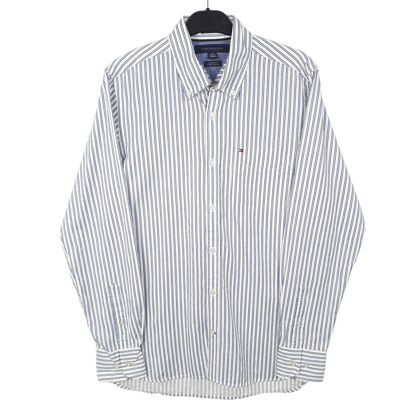 White Tommy Hilfiger Long Sleeve Shirt