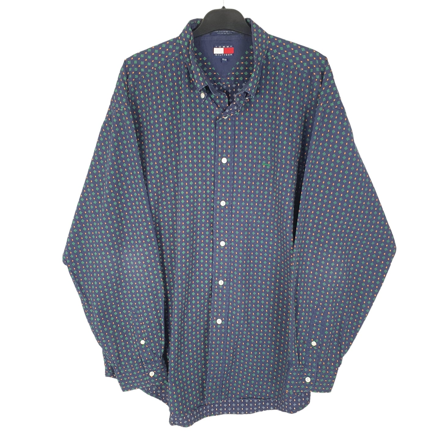 Tommy Hilfiger Long Sleeve Regular Fit Shirt Navy