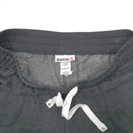 Mens Grey Reebok Active Workout Track Suit Bottoms Jogger Trousers