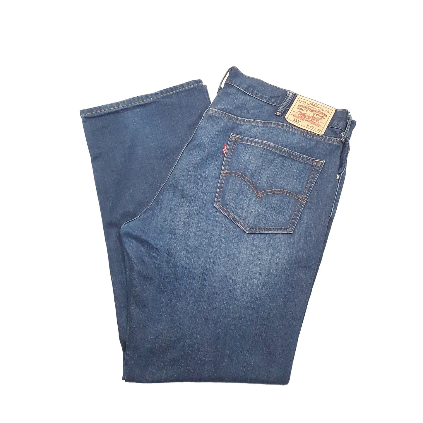 Levis 559 Relaxed Fit Jeans W40 L32 Blue