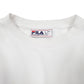 Mens White Fila Sweatshirt Crewneck Jumper