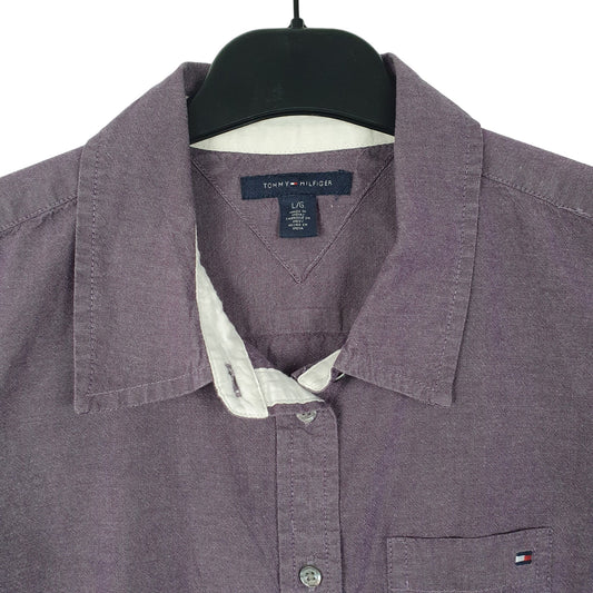 Womens Purple Tommy Hilfiger  Long Sleeve Shirt