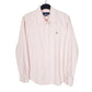 Ralph Lauren Long Sleeve Custom Fit Striped Shirt Pink