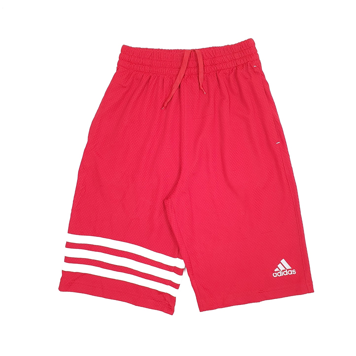 Adidas Dual Threat Basketball Red Sport Shorts W28 Red
