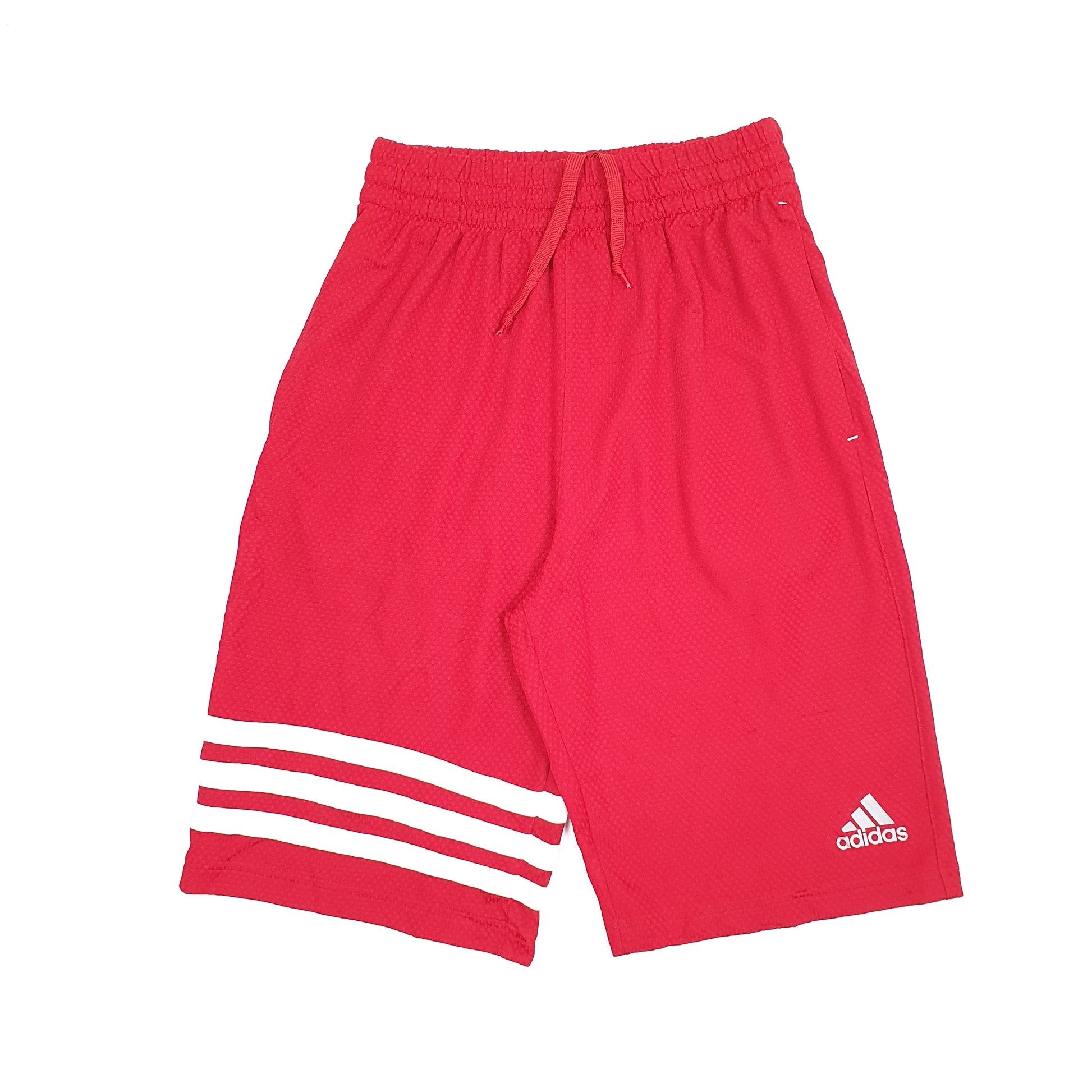 Adidas Dual Threat Basketball Red Sport Shorts W28 Red