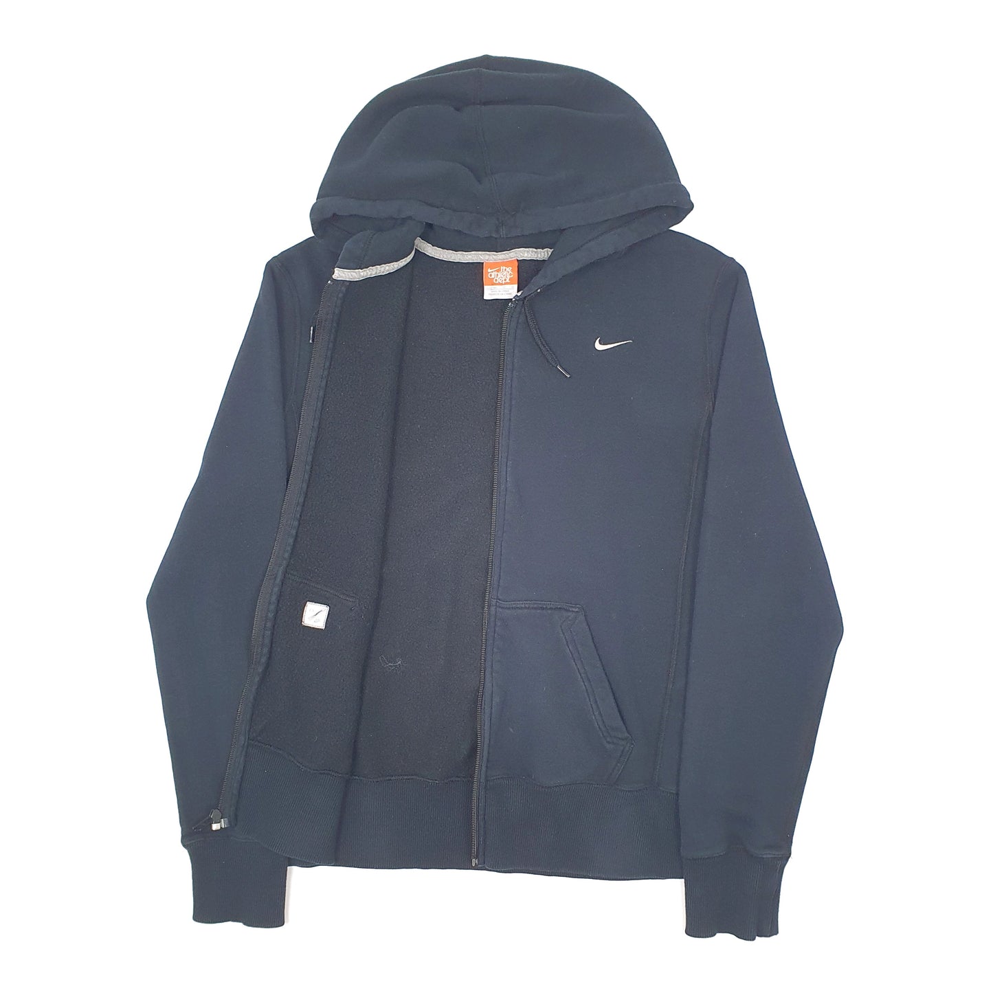 Womens Black Nike Athletic Department Hoodie Tech Fleece Full Zip Jumper