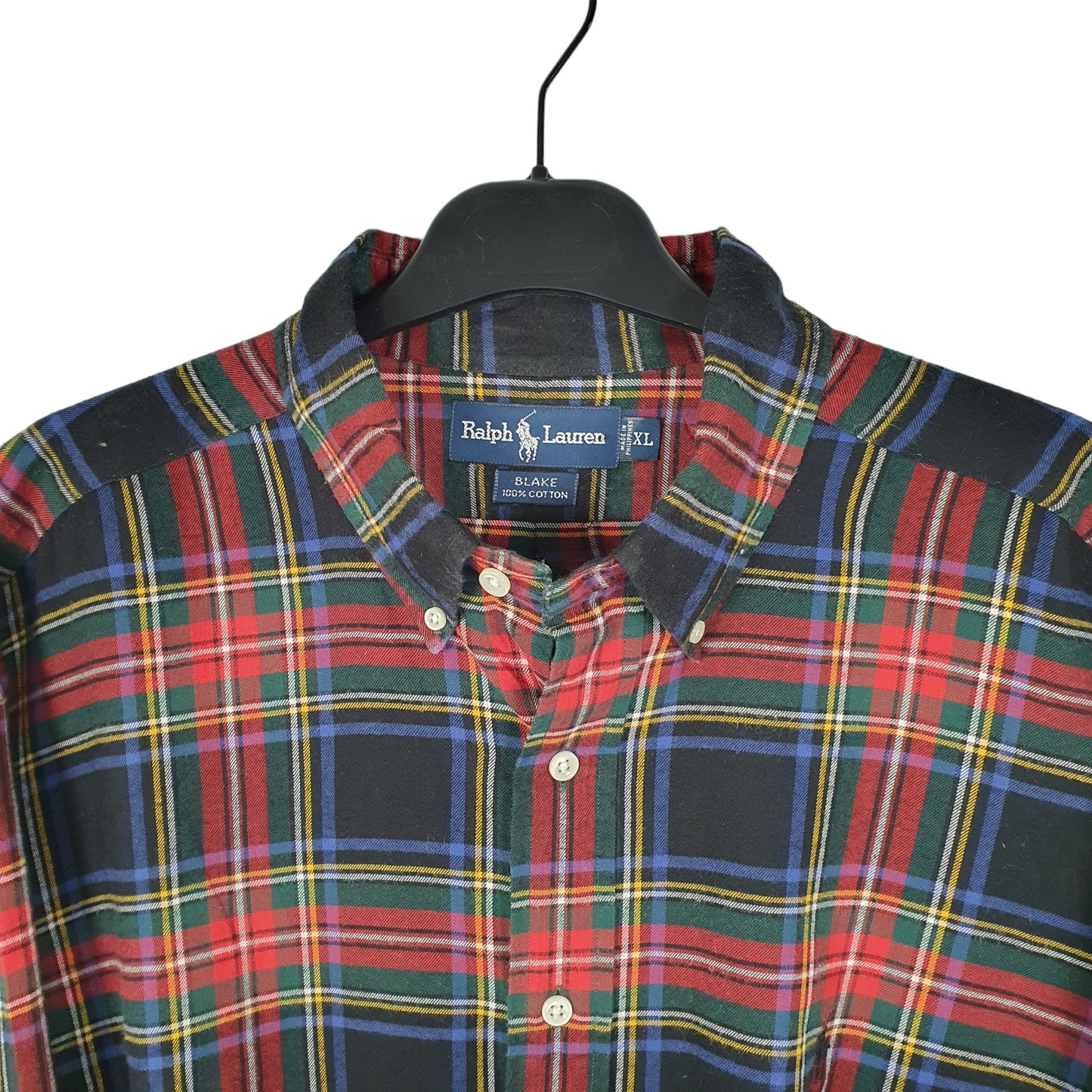 Ralph Lauren Long Sleeve Blake Fit Check Shirt Navy