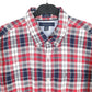 Tommy Hilfiger Long Sleeve Regular Fit Check Shirt Red