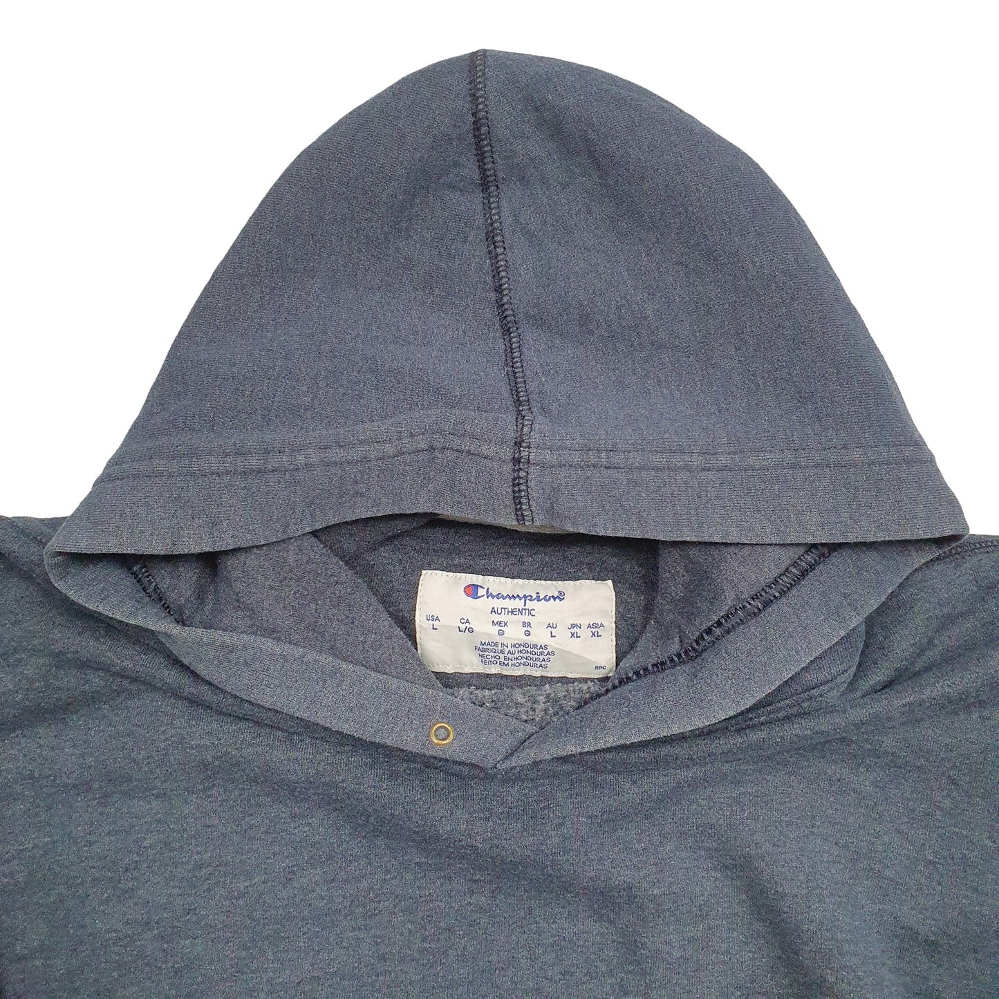 Mens Blue Champion  Hoodie Jumper