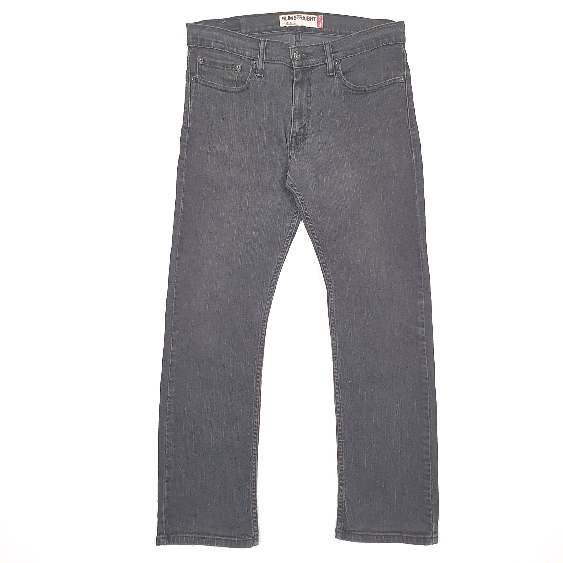 Levis 514 Straight Fit Jeans W32 L30 Grey