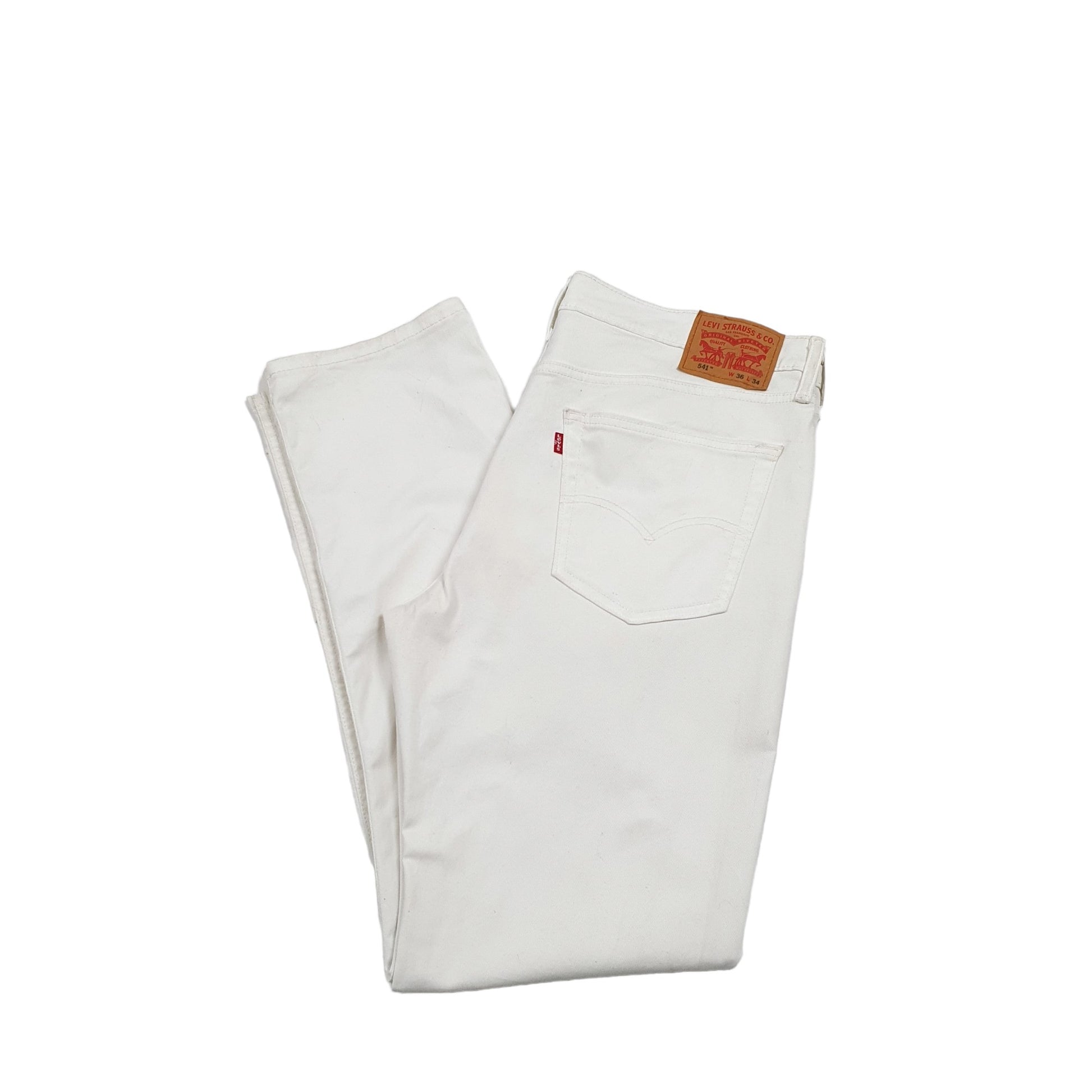 Levis 541 Tapered Fit Jeans W38 L32 White