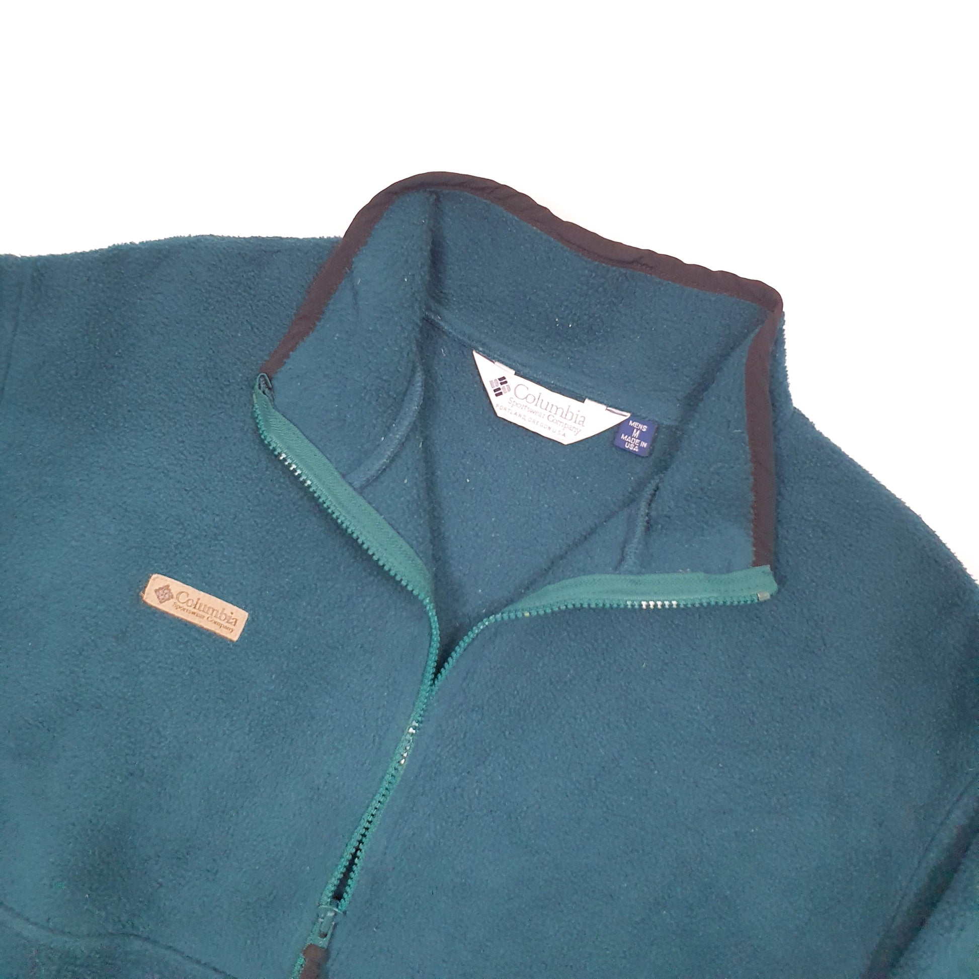 Columbia Sportswear Quarter Zip Fleece M Blue