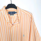 Polo Ralph Lauren Long Sleeve Classic Fit Striped Shirt Orange