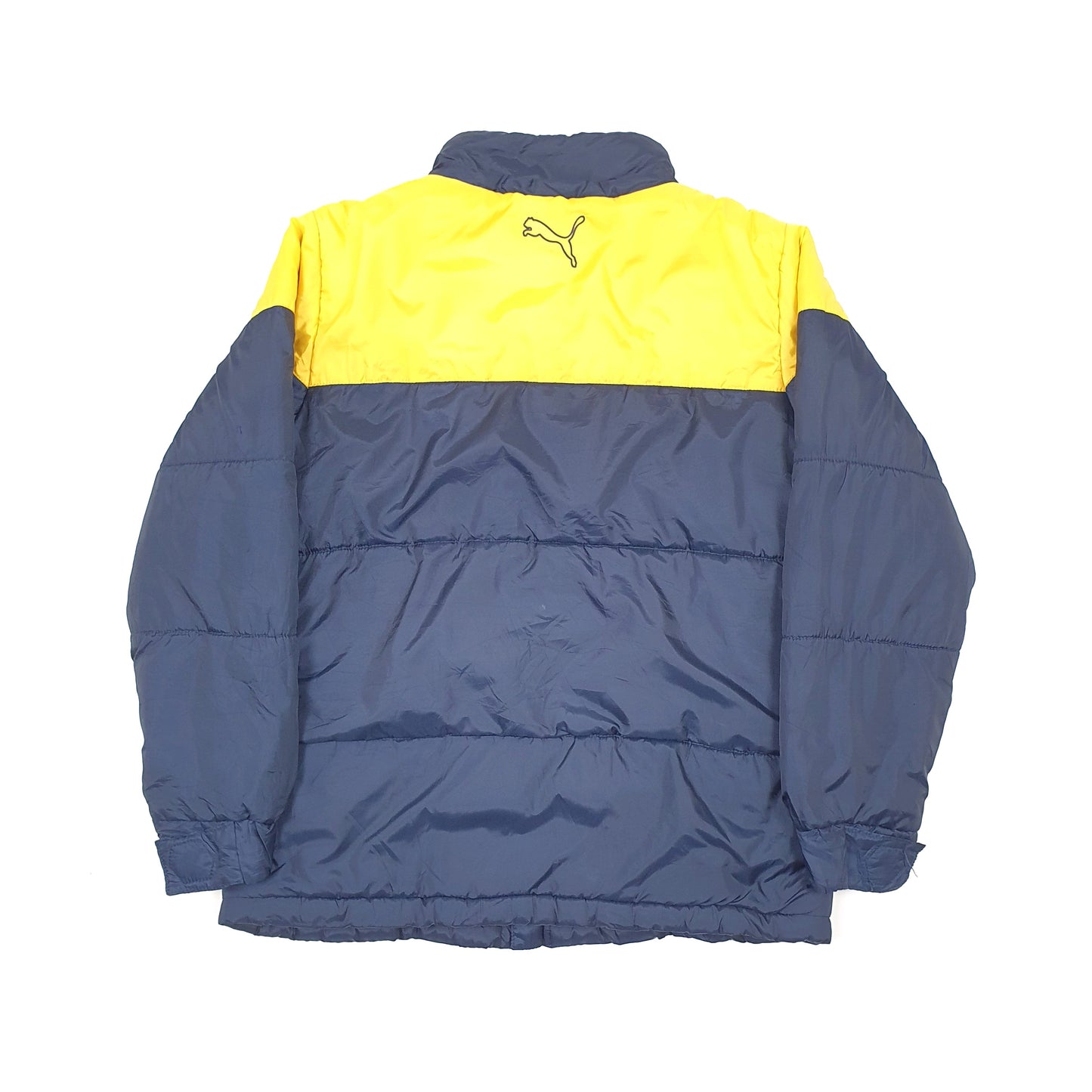 Womens Navy Puma  Puffer Jacket Coat