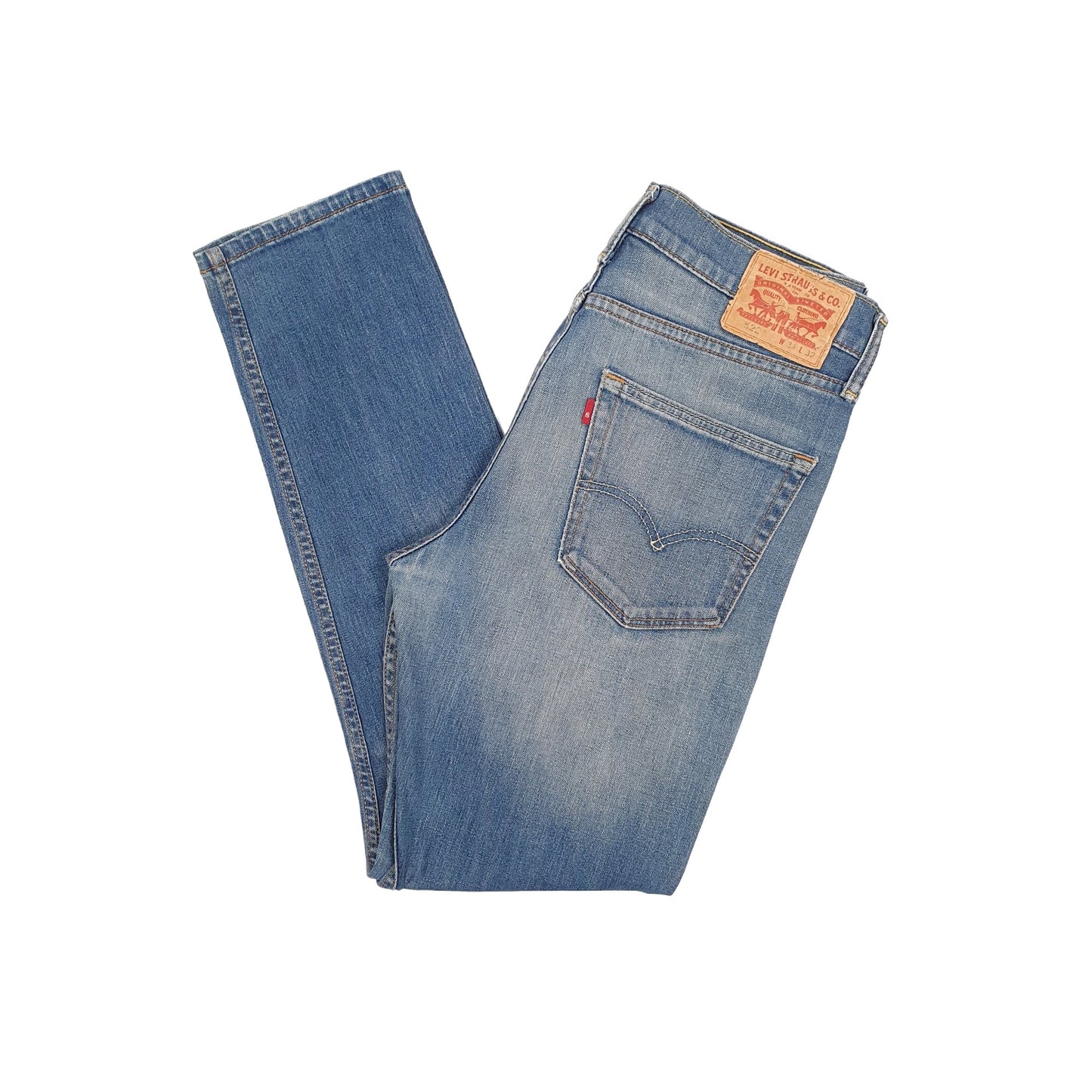 Levis 522 Slim Fit Jeans W31 L32 Blue