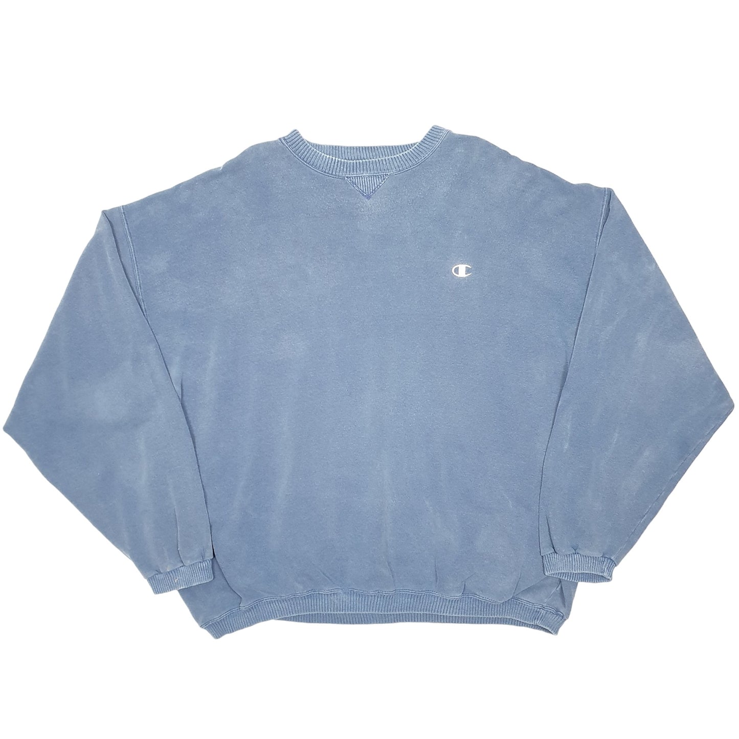Mens Blue Champion  Crewneck Jumper