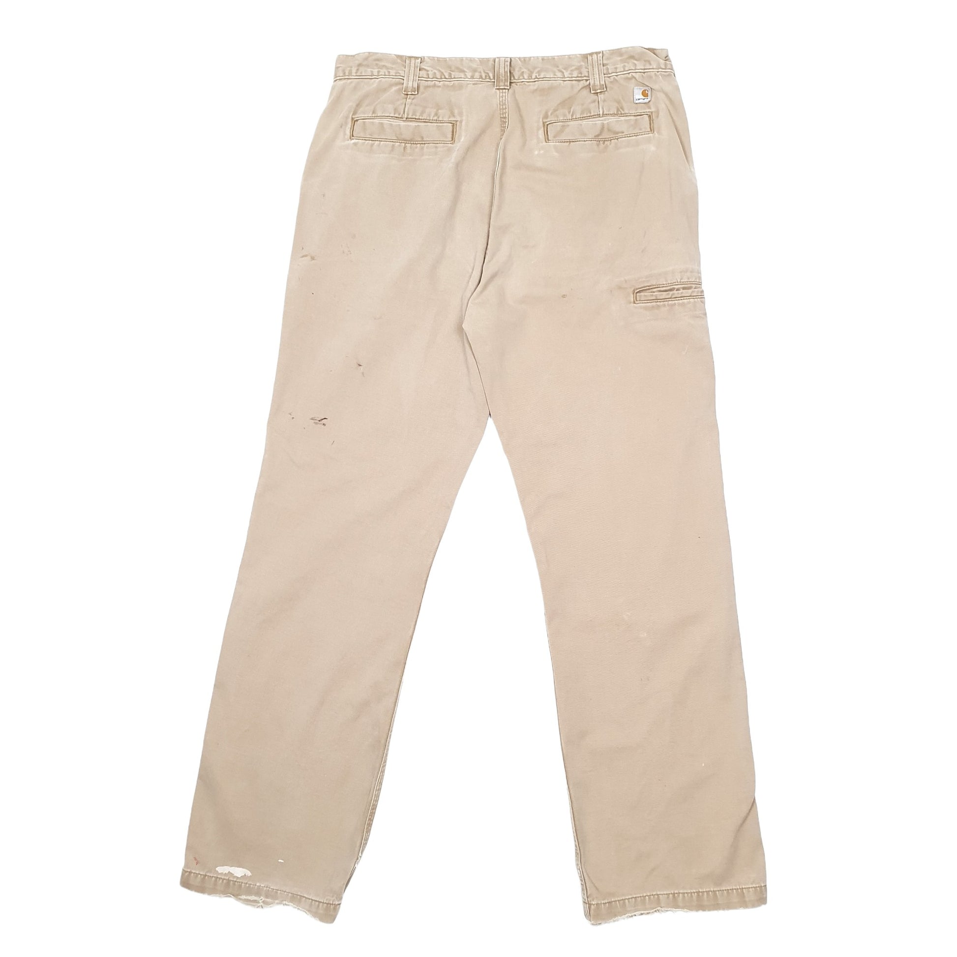 Mens Beige Carhartt  Carpenter Trousers