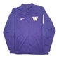 Mens Purple Nike Dri-Fit USA College Quarter Zip Jumper