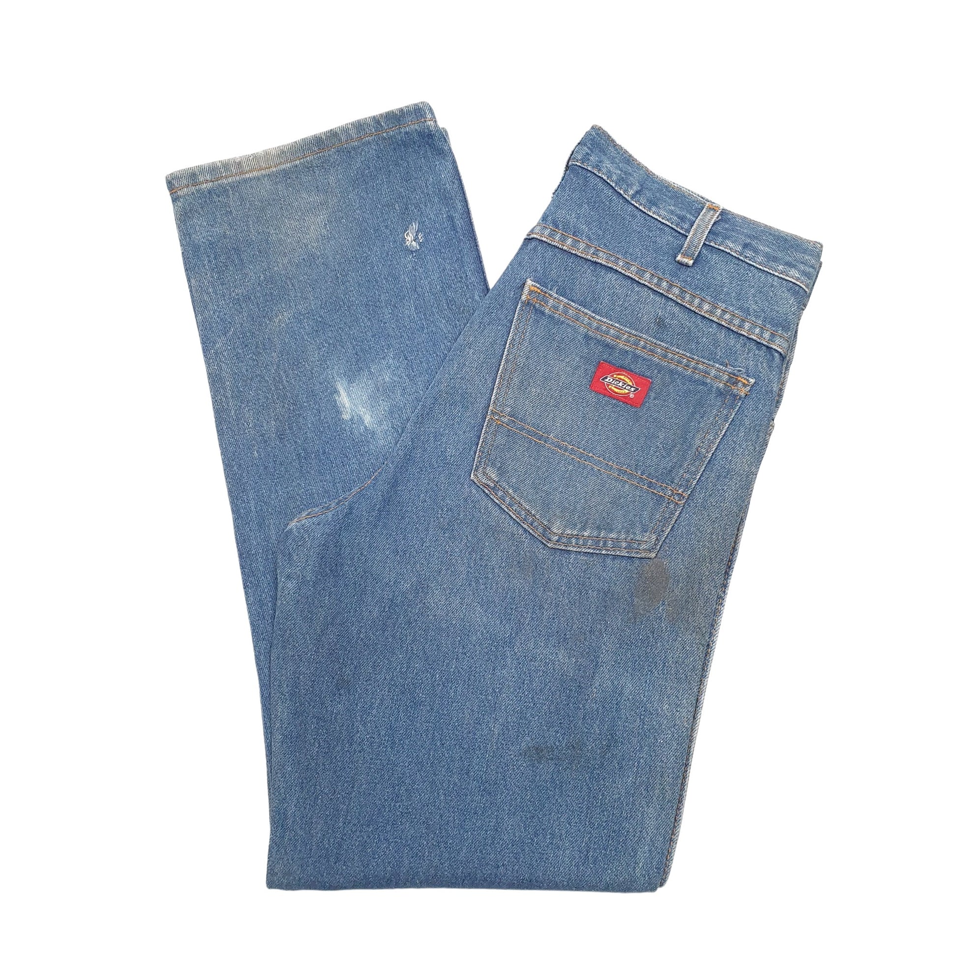 Mens Blue Dickies  Carpenter Trousers