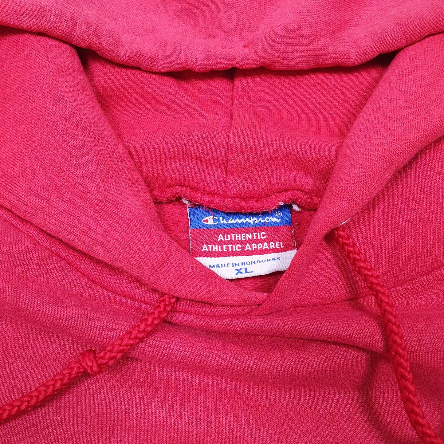 Mens Red Champion Georgetown Bulldogs American Football Hoodie Jumper