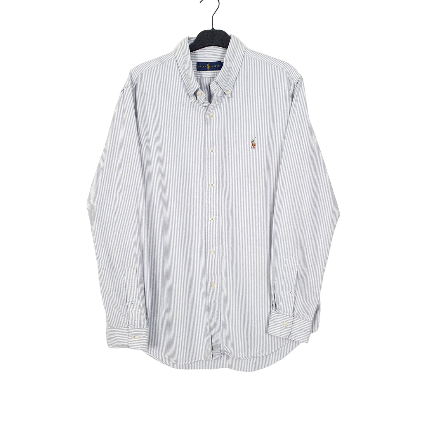Ralph Lauren Long Sleeve Regular Fit Striped Shirt Blue