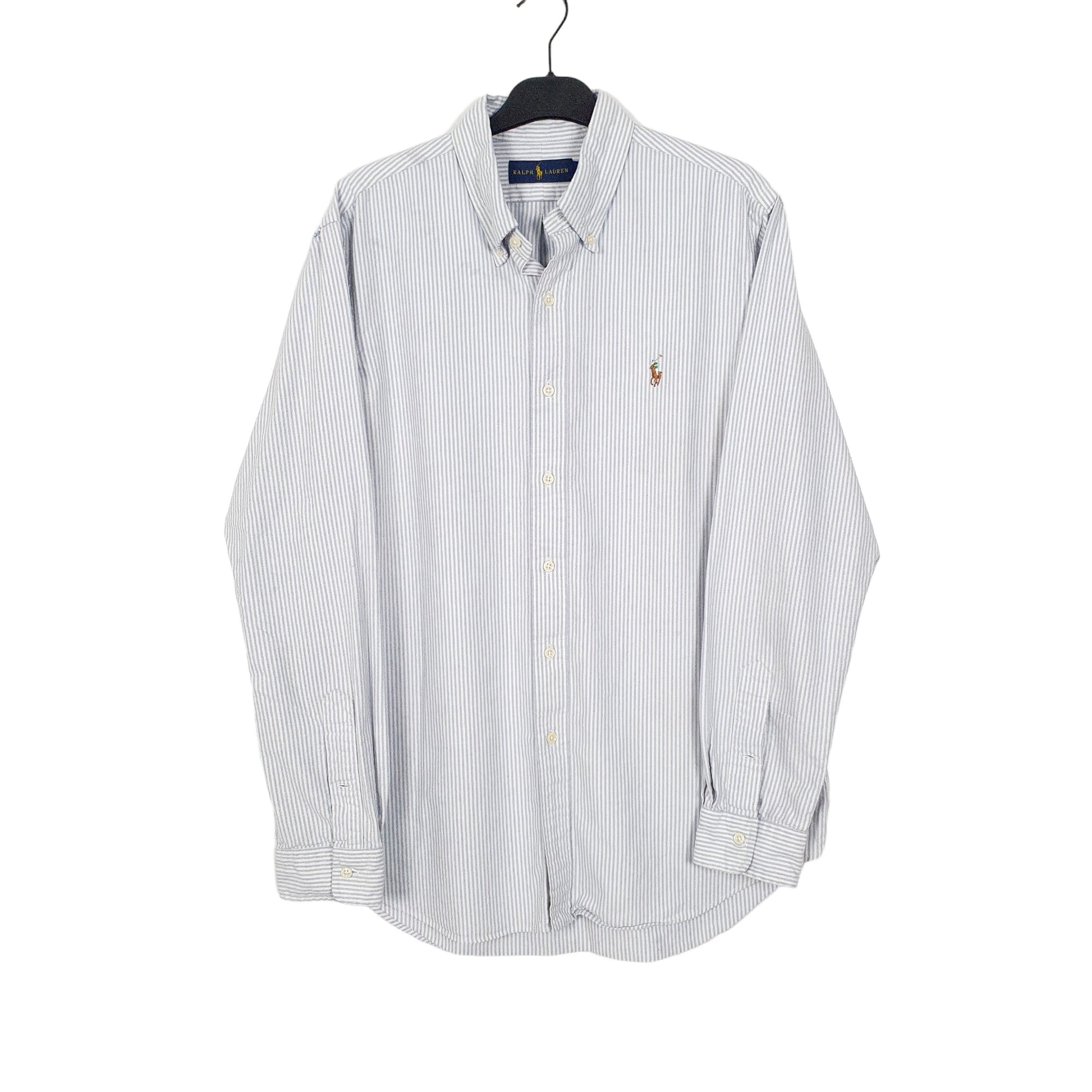 Ralph Lauren Long Sleeve Regular Fit Striped Shirt Blue